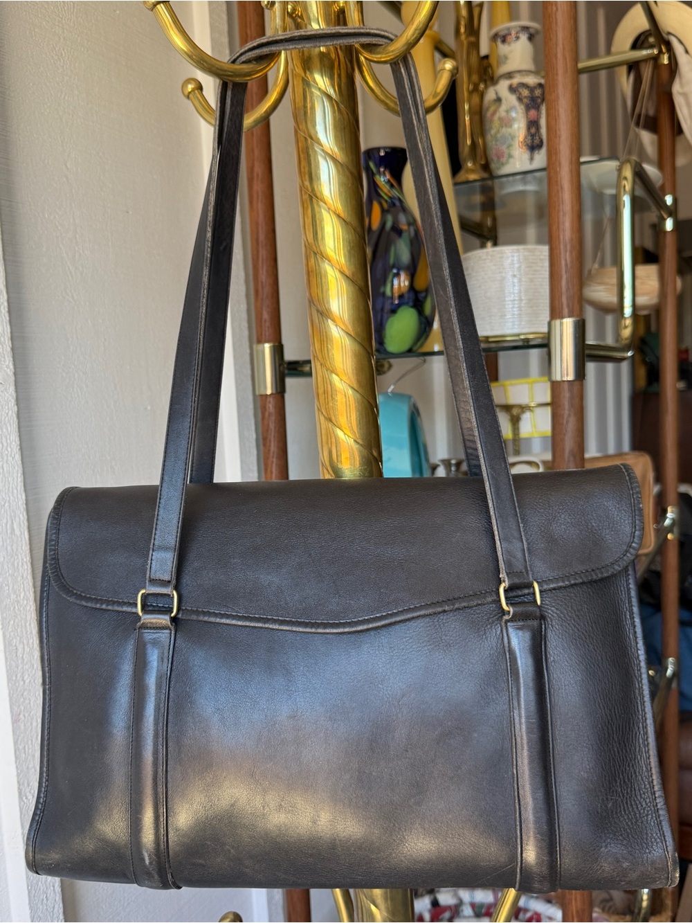VTG NYC Coach Envelope Portfolio | Black | No. 5190 | Stunning Perfection - Picture 14 of 15